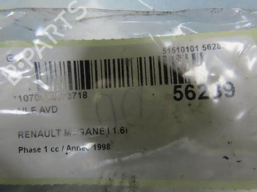 Used Right front fenders RENAULT MEGANE I Coach (DA0/1_) 1.6 e (DA0F) (90 hp) 31575800