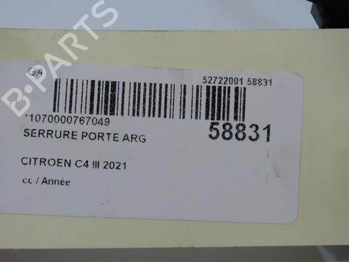 rear-left-lock-citroen-c4-iii-ba_-bb_-bc_-2020-40274032 main image