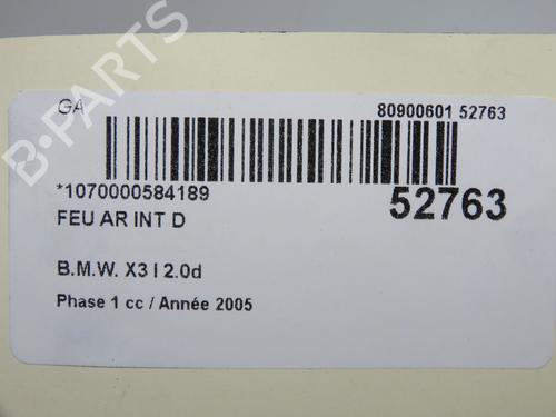 Right tailgate light BMW X3 (E83) 2.0 d | BP36427352C80 - Image 5