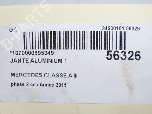 Rim MERCEDES-BENZ A-CLASS (W176) A 160 CDI / d (176.011) | BP32150750C45 