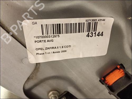 Used Left front door Left front door OPEL ZAFIRA / ZAFIRA FAMILY B (A05) 1.9 CDTI (M75) (120 hp) 9617656 9617656