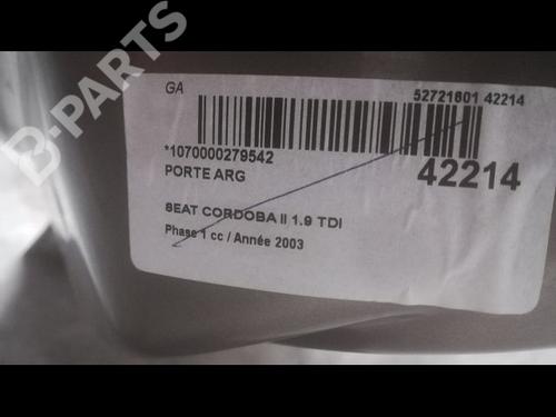 Left rear door SEAT CORDOBA (6L2) 1.9 TDI | BP9613997C4 