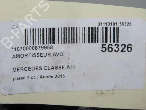Used Right front shock absorber MERCEDES-BENZ A-CLASS (W176) A 160 CDI / d (176.011) (90 hp) 31242483