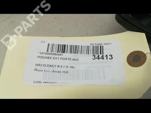 Front right exterior door handle IVECO DAILY IV Van 35C12 V, 35C12 V/P, 35S12 V, 35S12 V/P | BP9596319C129 