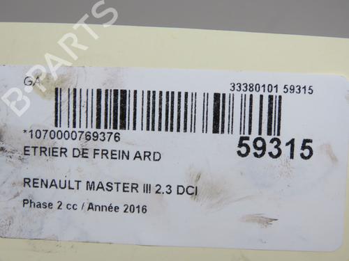 Right rear brake caliper RENAULT MASTER III Van (FV) 2.3 dCi 130 FWD (FV0M, FV0Y, FV0J, FV02, FV03) | BP36426954M106 - Image 4
