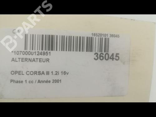 Generator OPEL CORSA C (X01) 1.2 (F08, F68) | BP9602785M7 