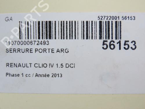 rear-left-lock-renault-clio-iv-bh_-2012-2013-2014-2015-2016-2017-2018-2019-2020-2021-31077364 main image