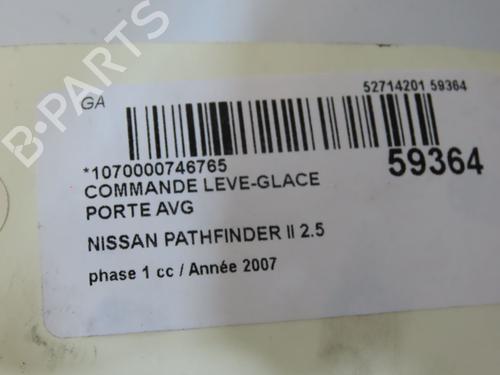 left-front-window-switch-nissan-pathfinder-iii-r51-2005-39157334 main image