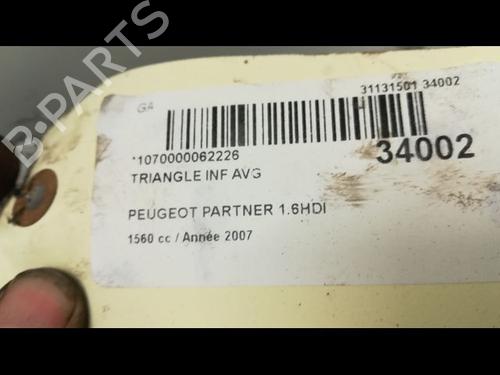 Used Left front suspension arm Left front suspension arm PEUGEOT PARTNER Box Body/MPV (5_, G_) 1.6 HDi 75 (75 hp) 14876466 14876466