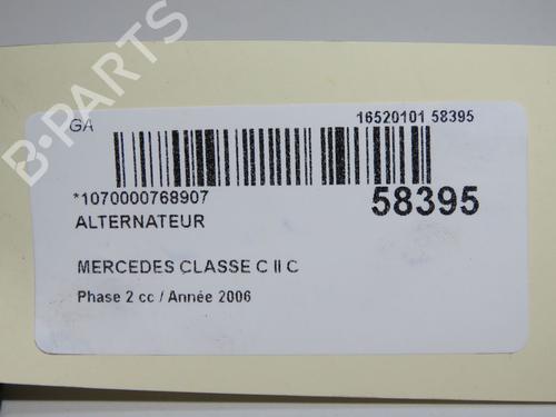Alternator MERCEDES-BENZ C-CLASS (W203) C 220 CDI (203.008) | BP36345218M7  - Image 8