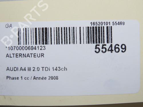 Alternator AUDI A4 B8 (8K2) 2.0 TDI | BP35772984M7 - Image 8