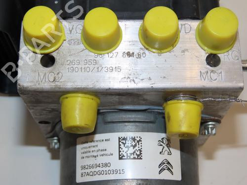 ABS pump PEUGEOT 3008 II SUV (MC_, MR_, MJ_, M4_) 1.5 BlueHDi 130 | BP19079864M43 