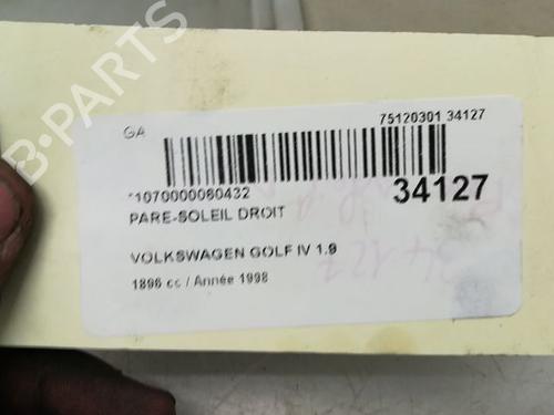 Used Right sun visor VW GOLF IV (1J1) 1.9 TDI (90 hp) 9594950