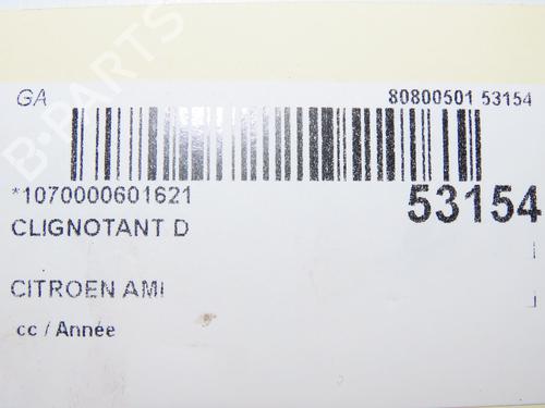 Right front indicator CITROËN AMI (9A_) Electric (9AZ2CA) | BP36495613C33 - Image 5