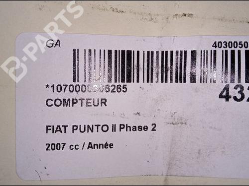 Instrument cluster FIAT PUNTO (188_) 1.2 Natural Power | BP9664955C47 