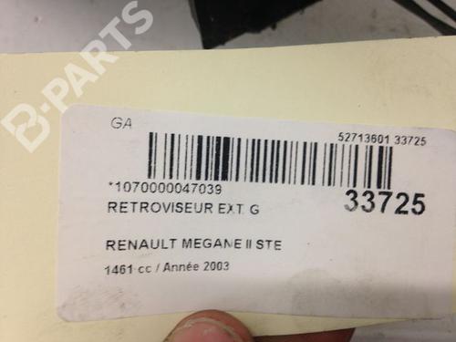 Left mirror RENAULT MEGANE II (BM0/1_, CM0/1_) 1.5 dCi (BM0F, BM0T, BM2B, CM0F, CM0T) | BP9593757C26 