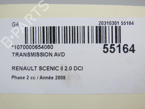 Right front driveshaft RENAULT SCÉNIC II (JM0/1_) 2.0 dCi (JM1K) | BP30404010M39 