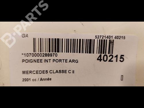 Venstre bak invendig håndtak MERCEDES-BENZ C-CLASS (W203) C 220 CDI (203.006) | BP9615304I15 