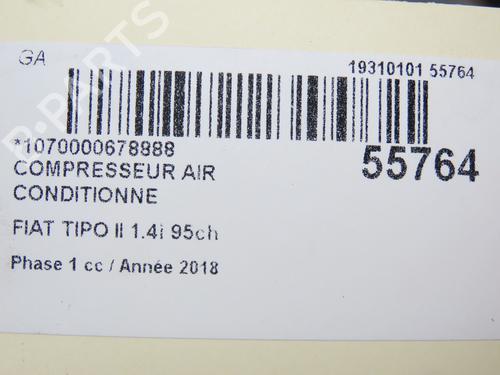 AC compressor FIAT TIPO Hatchback (356_, 357_) 1.4 (356HXA1B, 357) | BP30164290M34  - Image 8