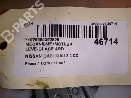 Rear right window mechanism NISSAN QASHQAI / QASHQAI +2 I (J10, NJ10, JJ10E) 2.0 dCi | BP11418205C25 