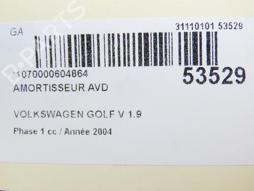 Right front shock absorber VW GOLF V (1K1) 1.9 TDI | BP28967512M17 