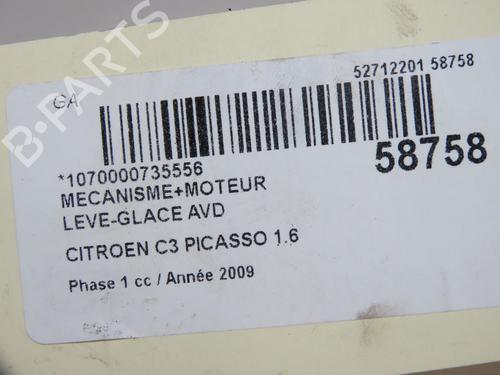 Front right window mechanism CITROËN C3 Picasso (SH_) 1.6 HDi | BP36511005C23 - Image 5