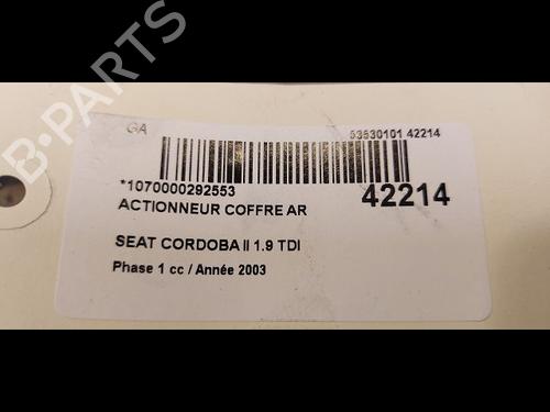 Bakluke lås SEAT CORDOBA (6L2) 1.9 TDI | BP14880263C101 