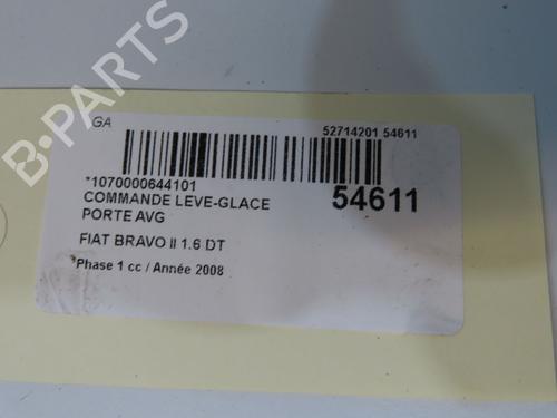 Left front window switch FIAT BRAVO II (198_) 1.6 D Multijet (198AXH1B) | BP36427232I27 - Image 5