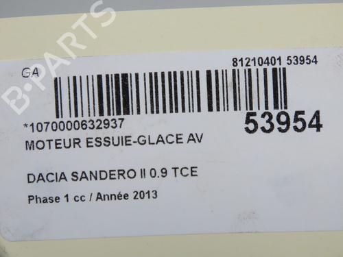 Front wiper motor DACIA SANDERO II TCe 90 (B8M1, B8MA, B8AC) | BP33444986M29  - Image 6