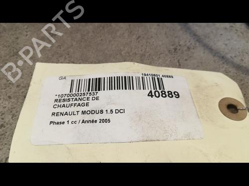 Used Heater resistor Heater resistor RENAULT MODUS / GRAND MODUS (F/JP0_) 1.5 dCi (FP0D, JP0D) (82 hp) 11677344 11677344