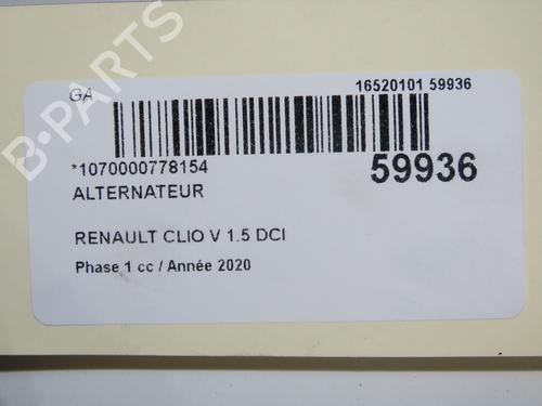 Generator RENAULT CLIO V (B7_) 1.5 Blue dCi 85 (B7AG) | BP36939810M7  - Image 9