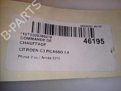 Used Climate control CITROËN C3 Picasso (SH_) 1.4 VTi 95 (SH8FSC, SH8FP0, SH8FP6) (95 hp) 11755277