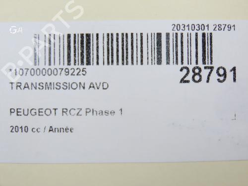 right-front-driveshaft-peugeot-rcz-20-hdi-3273xr-2010-2011-2012-2013-2014-2015-9596241 main image