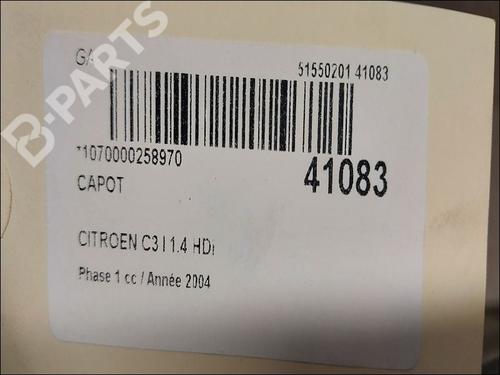 Hood CITROËN C3 I (FC_, FN_) 1.4 HDi | BP9613005C1 