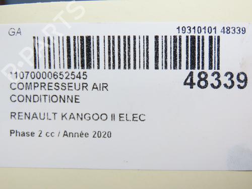 AC compressor RENAULT KANGOO Express (FW0/1_) Z.E. (FW0Z, FW1Z) | BP28829227M34 