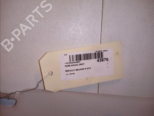 right-sun-visor-renault-megane-iv-hatchback-b9amn_-15-blue-dci-115-b9a6-964001752r-2015-11976525 main image