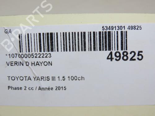 Tailgate lift support TOYOTA YARIS (_P13_) 1.5 Hybrid (NHP130_) | BP18476779C138 