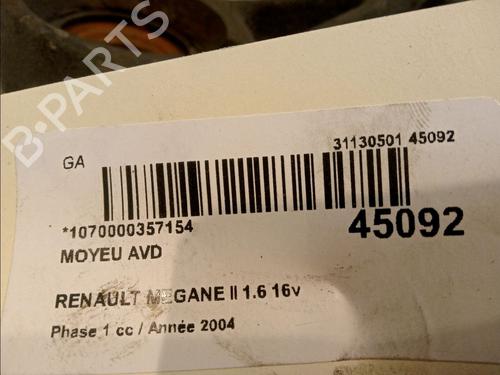 Left front steering knuckle RENAULT MEGANE II (BM0/1_, CM0/1_) 1.6 16V (BM0C, CM0C) | BP14875759M25 