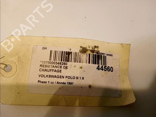 Used Heater resistor VW POLO III (6N1) 75 1.6 (75 hp) 11677461