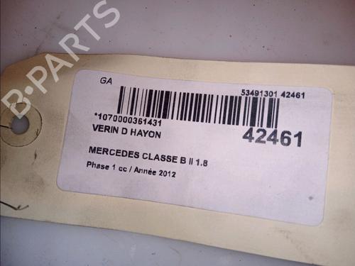 Used Tailgate lift support MERCEDES-BENZ B-CLASS Sports Tourer (W246, W242) B 200 CDI (246.201) (136 hp) 14880050