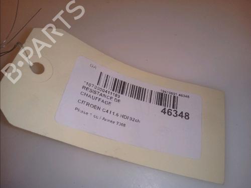 Used Heater resistor CITROËN C4 Coupe (LA_) 1.6 HDi (90 hp) 15577009