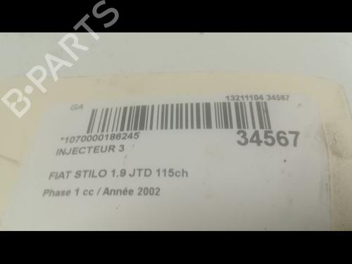 Used Injector FIAT STILO (192_) 1.9 JTD (192_XE1A) (115 hp) 9603229