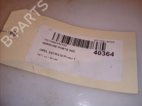front-right-lock-opel-astra-j-p10-17-cdti-68-13579515-2009-2010-2011-2012-2013-2014-2015-2016-12094998 main image