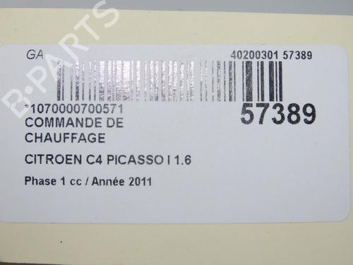 Used Climate control CITROËN C4 Picasso I MPV (UD_) 1.6 HDi 110 (112 hp) 31819574
