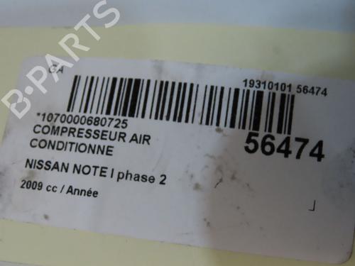 AC compressor NISSAN NOTE (E11, NE11) 1.6 | BP36426830M34 - Image 4