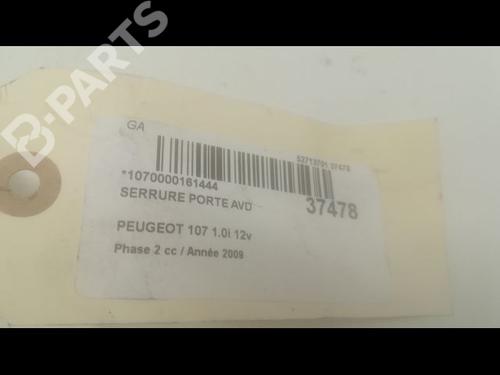 Front right lock PEUGEOT 107 (PM_, PN_) 1.0 | BP9601302C97 