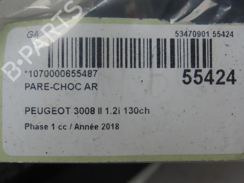 Rear bumper PEUGEOT 3008 II SUV (MC_, MR_, MJ_, M4_) 1.2 THP/ PureTech 130 (MRHNSM, MRHNSU, MRHNSJ, MRHNYW,... | BP29216044C8 