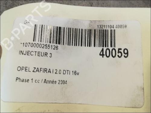 Used Injector OPEL ZAFIRA A MPV (T98) 2.0 DTI 16V (F75) (101 hp) 9611110
