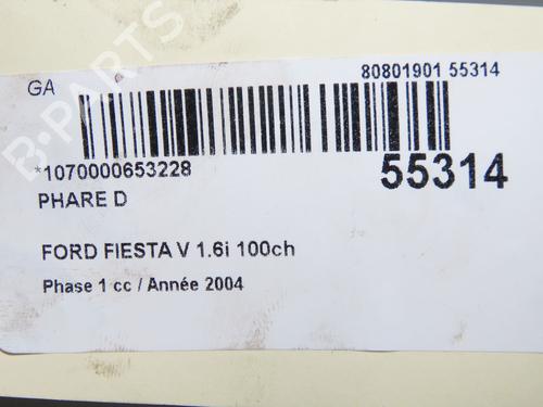 right-headlight-ford-fiesta-v-jh_-jd_-2001-2002-2003-2004-2005-2006-2007-2008-2009-2010-2011-2012-2013-2014-31274448 main image