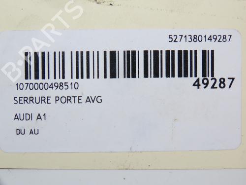 Front left lock AUDI A1 Sportback (8XA, 8XF) 1.2 TFSI | BP17868498C98